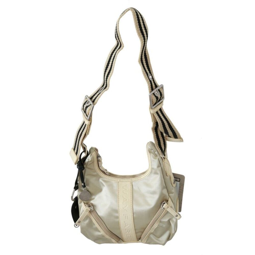 WAYFARER White Shoulder Crossbody Sling Fabric Women's Purse